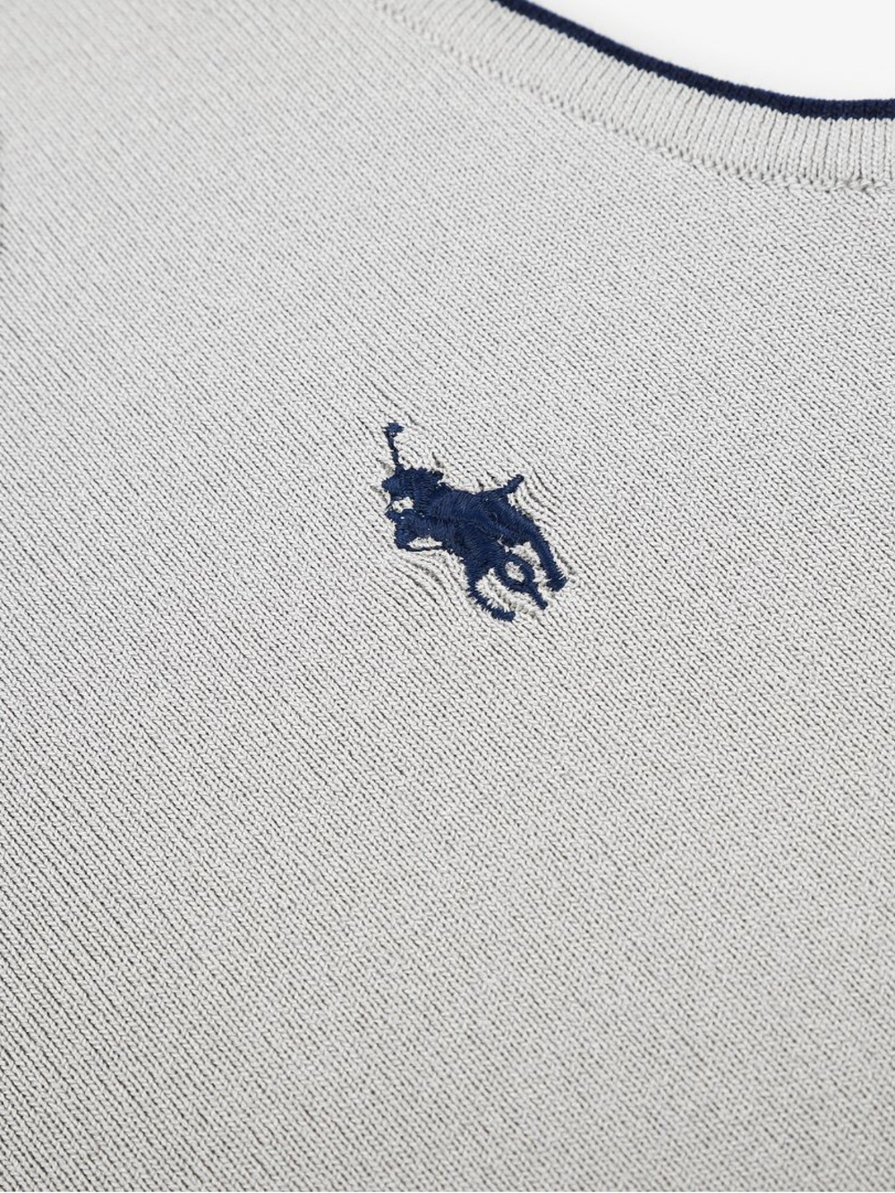 Polo by Ralph Lauren Light Gray Tank with Navy Detailing - Picture 5 of 8